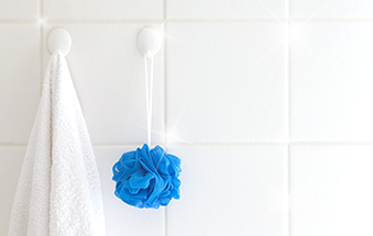 Sparkling bathroom tiles making everyone jealous?